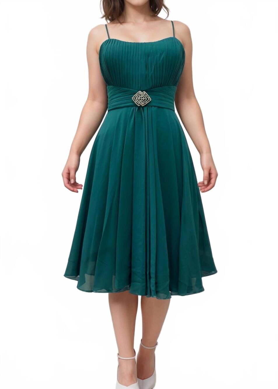 NEW LAST DRESS sugar blush evening dress in teal